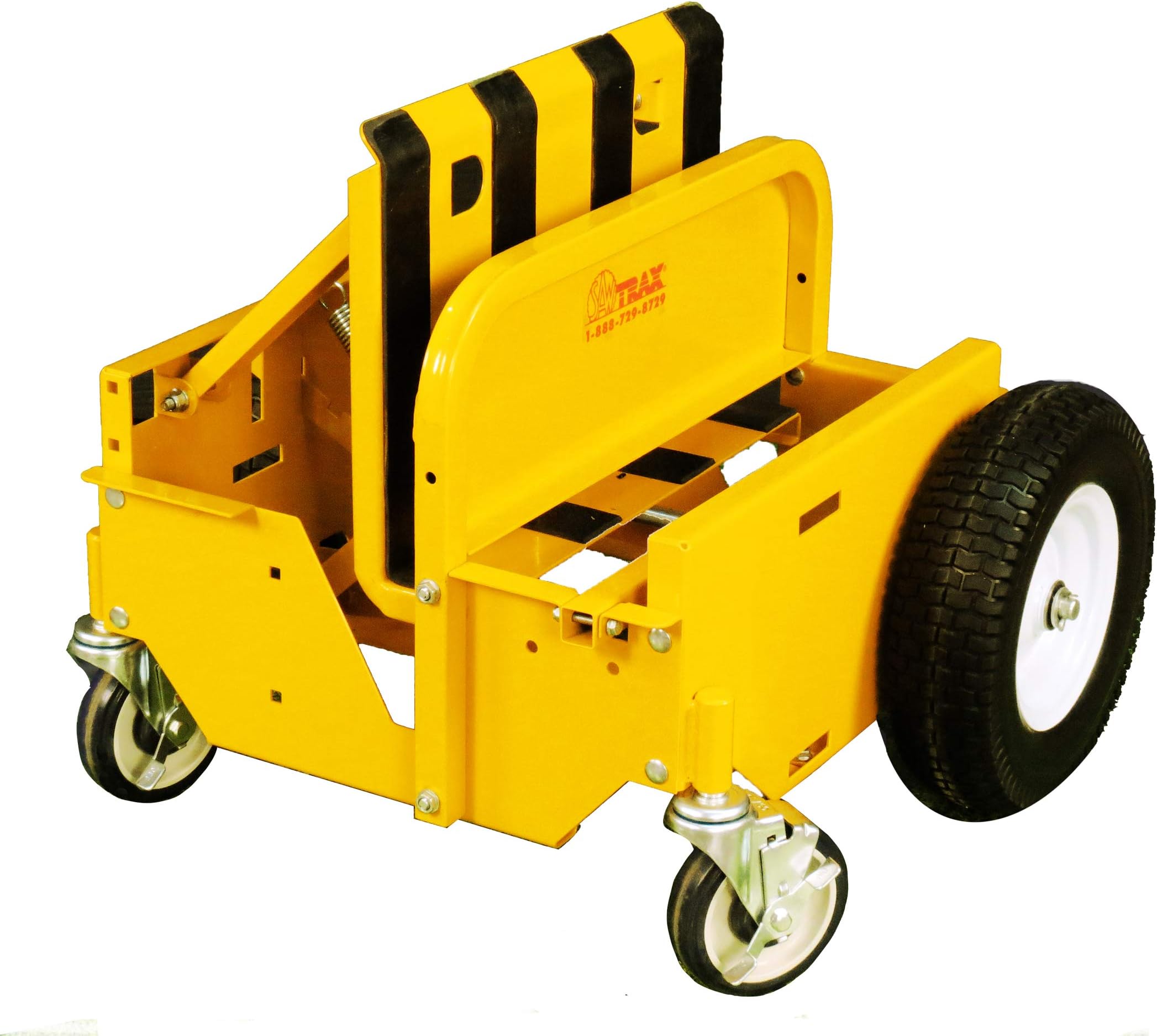 Saw Trax Panel Express Cart Dolly with Shelf and Tool Box