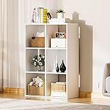 COMHOMA 6 Wood Cube Storage Organizer with Open