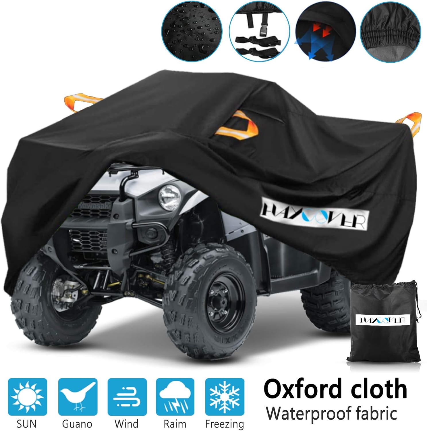 ATV Cover, Waterproof for Polaris Sportsman Yamaha Grizzly