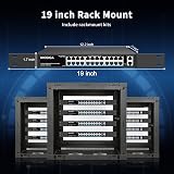 NICGIGA 24 Port Gigabit PoE+ Unmanaged Switch 320W 2 Uplink VLAN Rackmount view 6