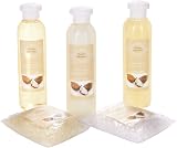 BRUBAKER Shea Butter Bath Body Gift Set 10pcs Wooden Cabinet Lotion Shower Gel view 4