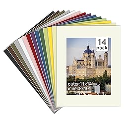 Egofine 14 Packs Mixed Colors 11x14 Picture Frame