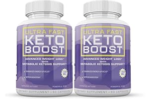 ADVANCED LIFE SCIENCE (Official) Ultra Fast Keto Boost, Advanced Ketogenic Pill Shark Formula 1300mg, Made in The USA, (2 Bottle Pack), 60 Day Supply Tank