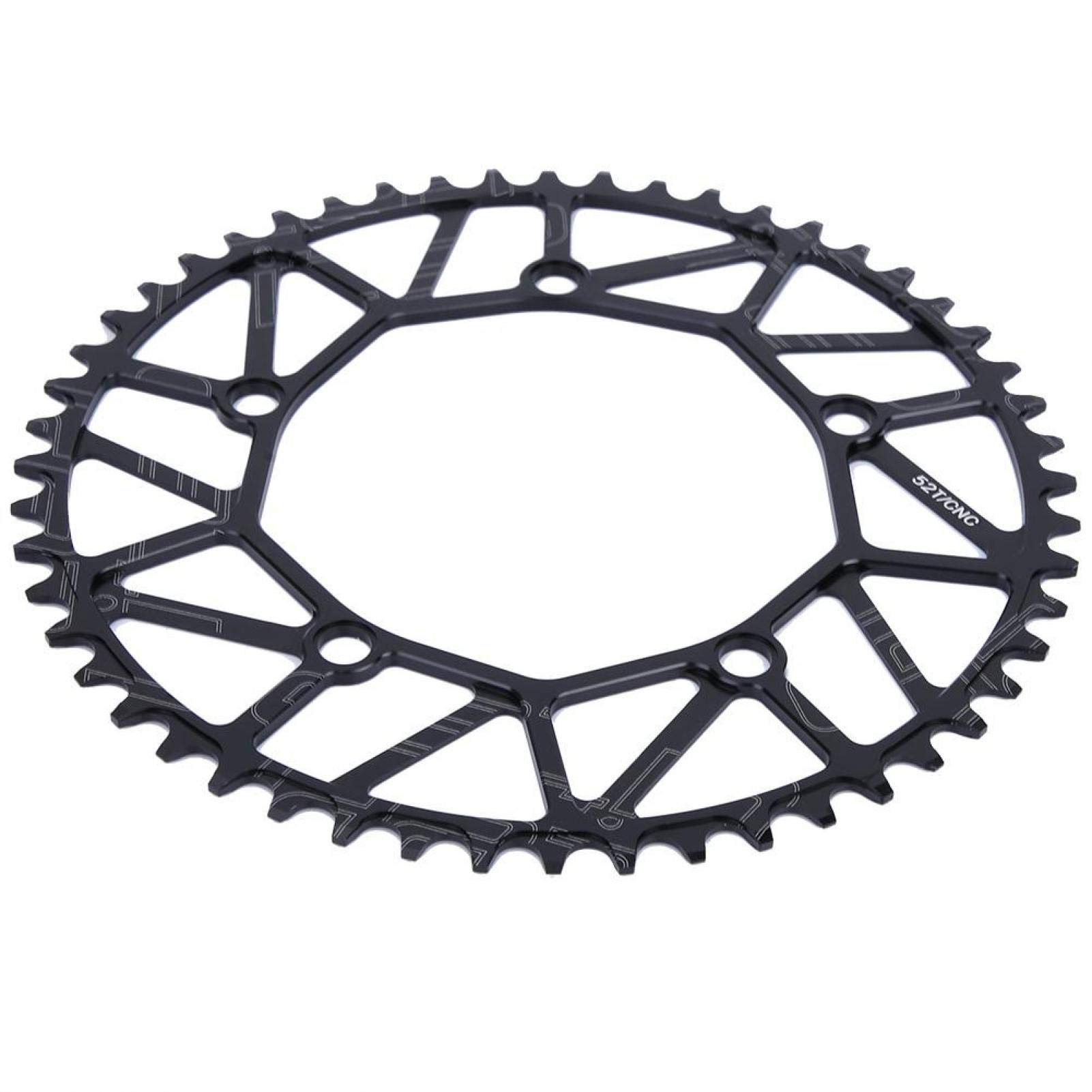 Crank Plates, 130BCD Bicycle Chainring, Bike Chain Wheel Light Weight Home Bike(52T)