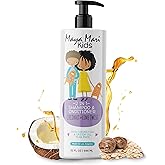 2 in 1 Natural Kids Shampoo and Conditioner, Tear Free | For Toddlers with Curly Hair | For All Kids Hair Types | Coconut & Lime Twist, Made in the USA, 32 Fl Oz