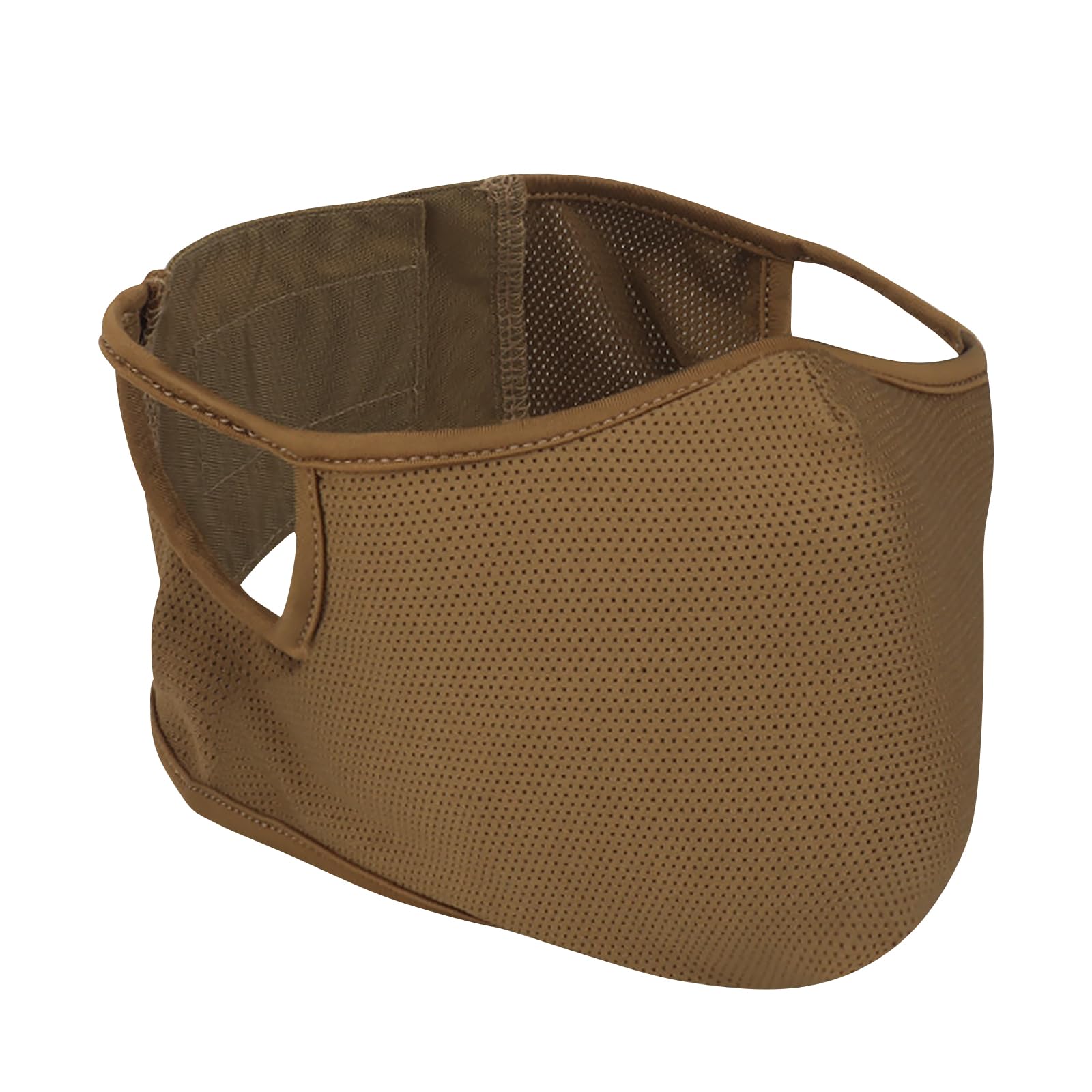 Qavctw Tactical Shooting Mask - Foldable Airsoft Silicone Half Face Mesh Military Mask for Shooting, Riding, Climbing, Paintball, Hunting