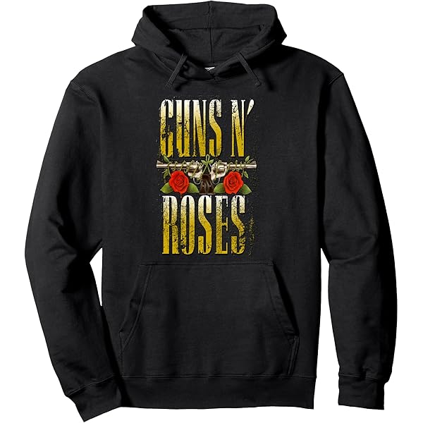 Amazon.com: Guns N' Roses Vintage Cross Pullover Hoodie : Clothing
