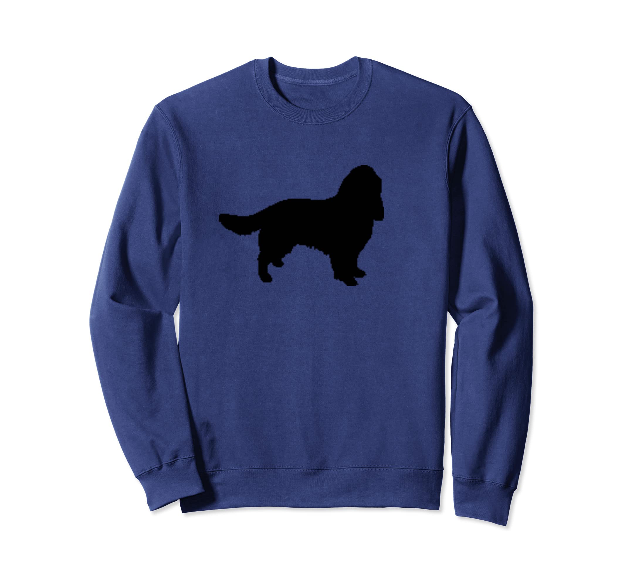 Silhouette of Dog Breed - Springer Spaniel Sweatshirt