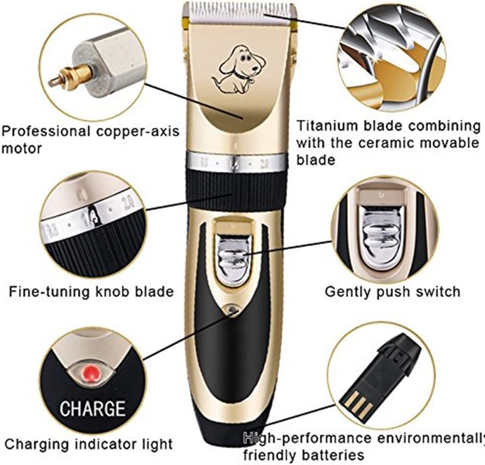 baorun dog clippers charger