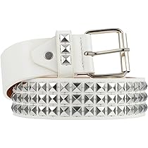 小物 APRILLAND STUDDED SNAKESKIN BELT WHITE 小物 APRILLAND STUDDED SNAKESKIN BELT WHITE STUDDED