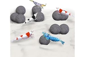 SunGrow Shrimp Balls, Aquarium Water Conditioner Balls, Successful Shedding, Increase Survival Rate, Impart Vibrance, Cool Décor with Wellness Benefits