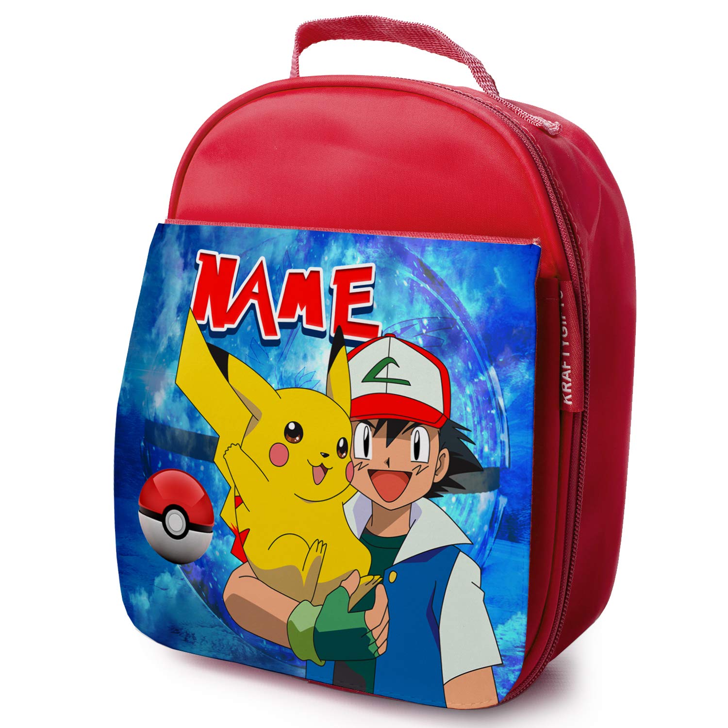 Personalised School Lunch Bag Pokemon Insulated ADD Name PK01 Amazon.co.uk Kitchen & Home