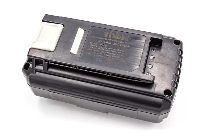 vhbw Li-Ion Akku 4000mAh (36V) für Elektrowerkzeug Werkzeug Powertools Tools Ryobi RBC36X20B, RBC36X26B, RBL36B, RBL36JB, RBV
