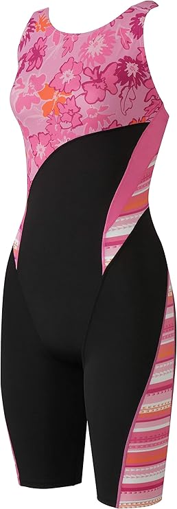 Amazon Co Jp ワコールエムシー ワコールスイムウェア オールインワン水着 おなかシェイプタイプ レディース Pi 日本 7s 日本サイズ7 号相当 スポーツ アウトドア