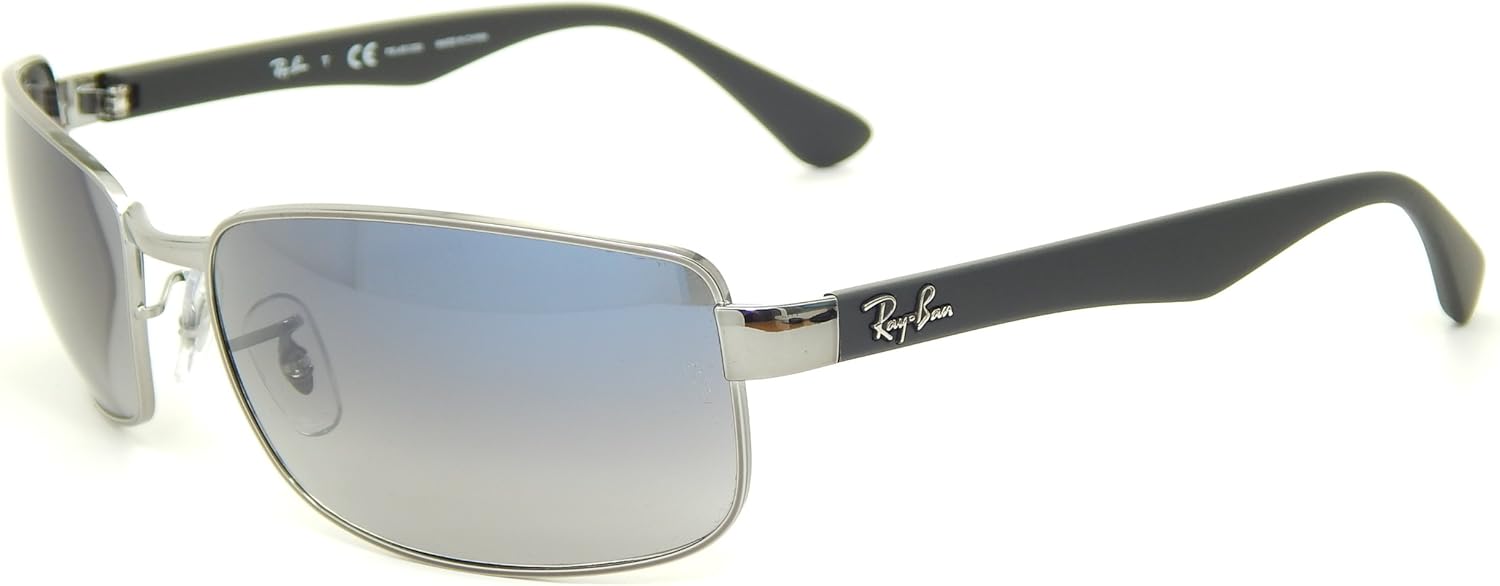 Amazon Com New Ray Ban Rb3478 004 78 Gunmetal Polar Blue Gradient Gray 63mm Sunglasses Shoes Amazon Com New Ray Ban Rb3478 004 78 Gunmetal Polar Blue Gradient Gray 63mm Sunglasses Shoes