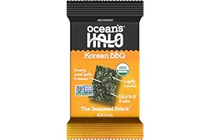 Ocean's Halo Seaweed Snacks (1 Case of 12 Units Trays) Korean BBQ