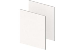 Lynn Manufacturing 1/2” Thick 12" x 16" (2-Pack) 2300F Smoke Free Ceramic Fiber Board Fireproof Insulation, 3326A