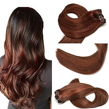 Amazon Com Polestarhair 70 Gram Clip In Hair Extensions Real