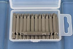 TEMO 25 pc Torq-Set #8 2 Inch Screwdriver Insert Bits
