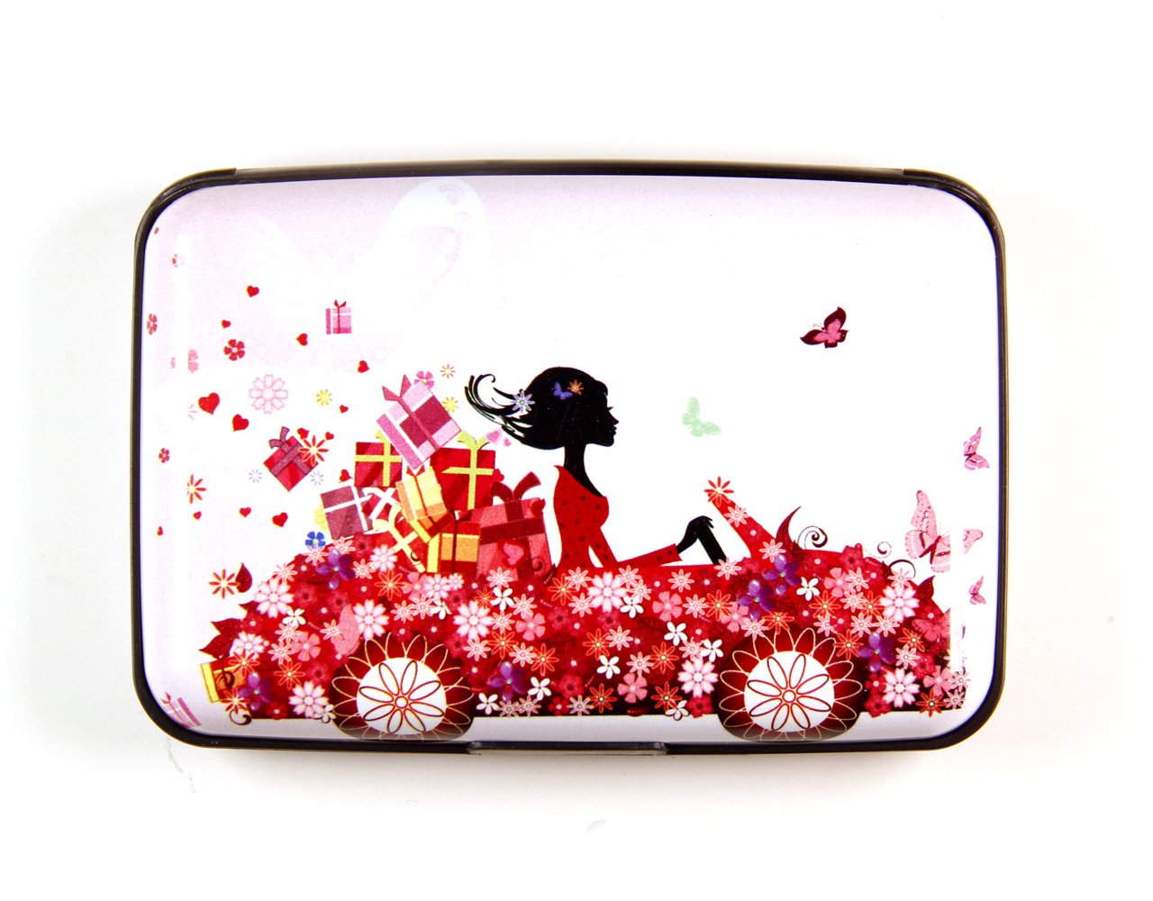 EZZLife RFID Blocking Card Case Wallet, 6 Slots Aluminum Portable Travel Identity ID/Credit Card Safe Protection Card Holder Hard Case for Men and Women-02