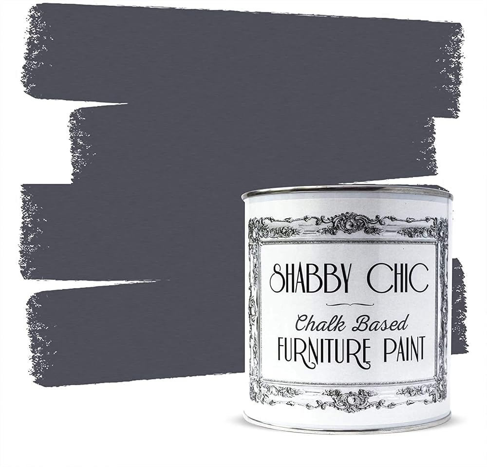 Shabby Chic Chalk Based Furniture Paint Anthracite 2.5 L