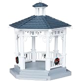 Lemax Plastic Gazebo with Decorations #04160
