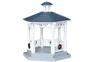 Lemax Plastic Gazebo with Decorations #04160