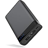 TALK WORKS Portable Charger Power Bank USB Battery Pack 6000 mAh - External Cell Phone Backup Supply for Apple iPhone 13, 12,