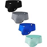 iKingsky Men's Cheeky Thong Sexy Brazilian Back Underwear Low Rise Half Back Boxer Briefs Mini Cheek Under Panties for Men