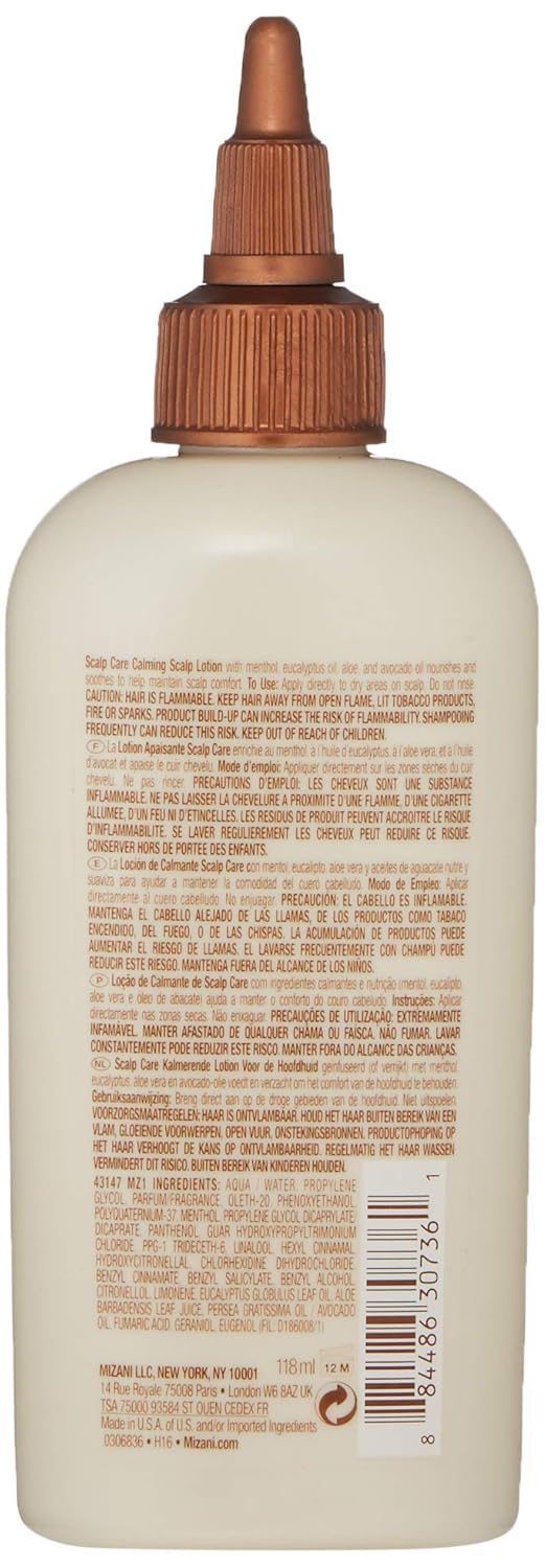 MIZANI Scalp Care Calming Scalp Lotion | Nourishes & Soothes Scalp | With Eucalpytus Oil | For Curly Hair | 4 Fl. Oz.: Premium Beauty