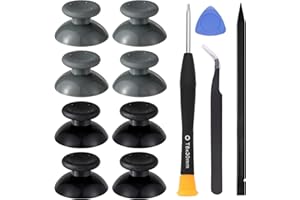 Ikpek 8 Pcs Replacement Thumbsticks for Xbox 360 Controller, Plastic Thumb Stick Joystick Grip Replacement for Xbox 360 Contr