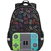 TFAUR Boys Backpack for School,Gamer Backpack for Boys Kids,Boy Bookbag for Elementary Middle School Student,Video Game Bookbag For Boy Kids Teen Age 6-14,17″