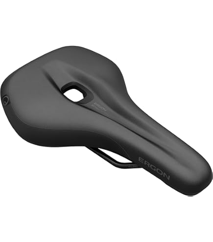 Amazon.com : Ergon Men's SMC Sport Gel Saddle, Black, S/M : Sports