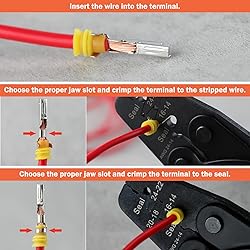 LEONTOOL Open Barrel Terminal Crimping Tool