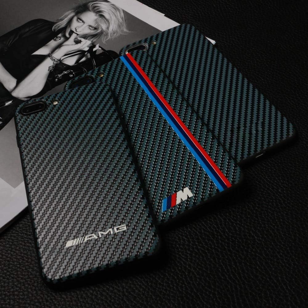 New Motorsport Racing Sport RS Carbon Fiber Cover case for iPhone 6 S Plus 7 8 Plus X XS MAX XR AMG Black Luxury car Phone caes