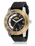 Invicta Men's Specialty 45mm Silicone Quartz Watch, Black (Model: 35681)