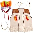 Tigerdoe Indian Costume - Indian Costume Accesories - Thanksgiving Native American Costume - Indian Warrior…