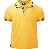 WENTTUO Boys Polo Shirt Childs Short Sleeve Golf Collared Shirts School Uniform Tennis Pique Shirts for Kids