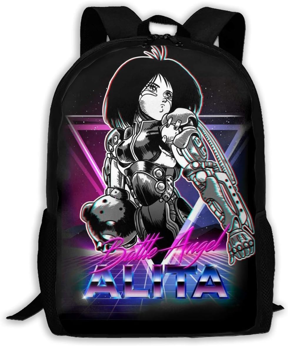 Motorball Battle Angel School Bag Teenager Casual Sports Backpack Men Women Student Travel Hiking Laptop Backpack