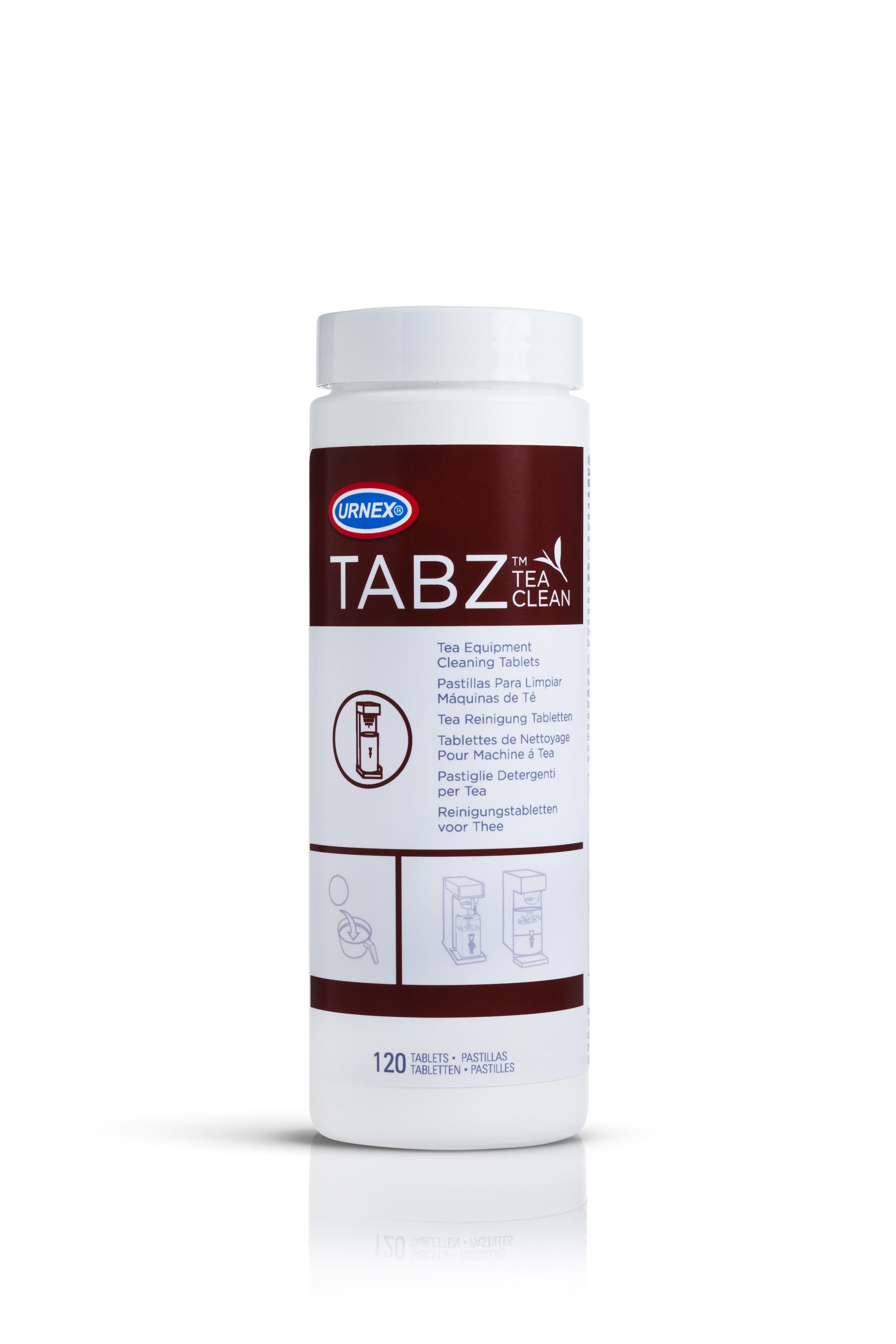 Urnex Tabz Tea Equipment Cleaning - 120 Tablets