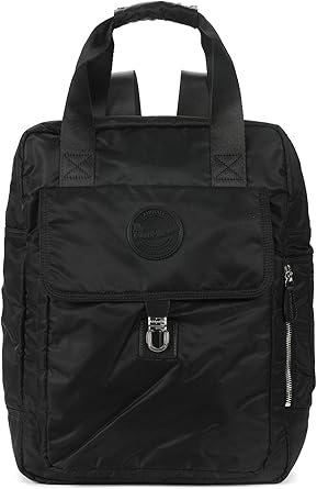 dr martens small flight bag in black