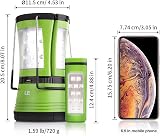 Lepro 3-in-1 Camping Lantern 600 Lumen Detachable Torches Rechargeable Battery view 8