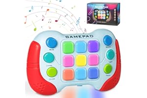 WDEBAY Electric Pop Fidget Push It Toys Kids Games Bop Light Up| Outdoor Toys for Ages 8-13 Year Old Girls and Boys Birthday Gifts|Handheld Sensory Toys for Kids with Autism