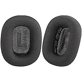 Replacement Earpads Ear Pad Covers Earmuffs Accessories with Memory Foam and Magnet, Mesh Fabric, Enhanced Noise Isolation, Compatible with airpods Max Ear Cushions -2 Pack, Space Gray, by AICORE