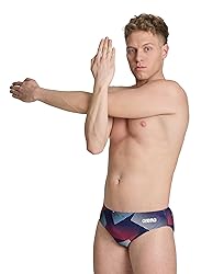 ARENA Men’s Swim Brief Halftone Team Print