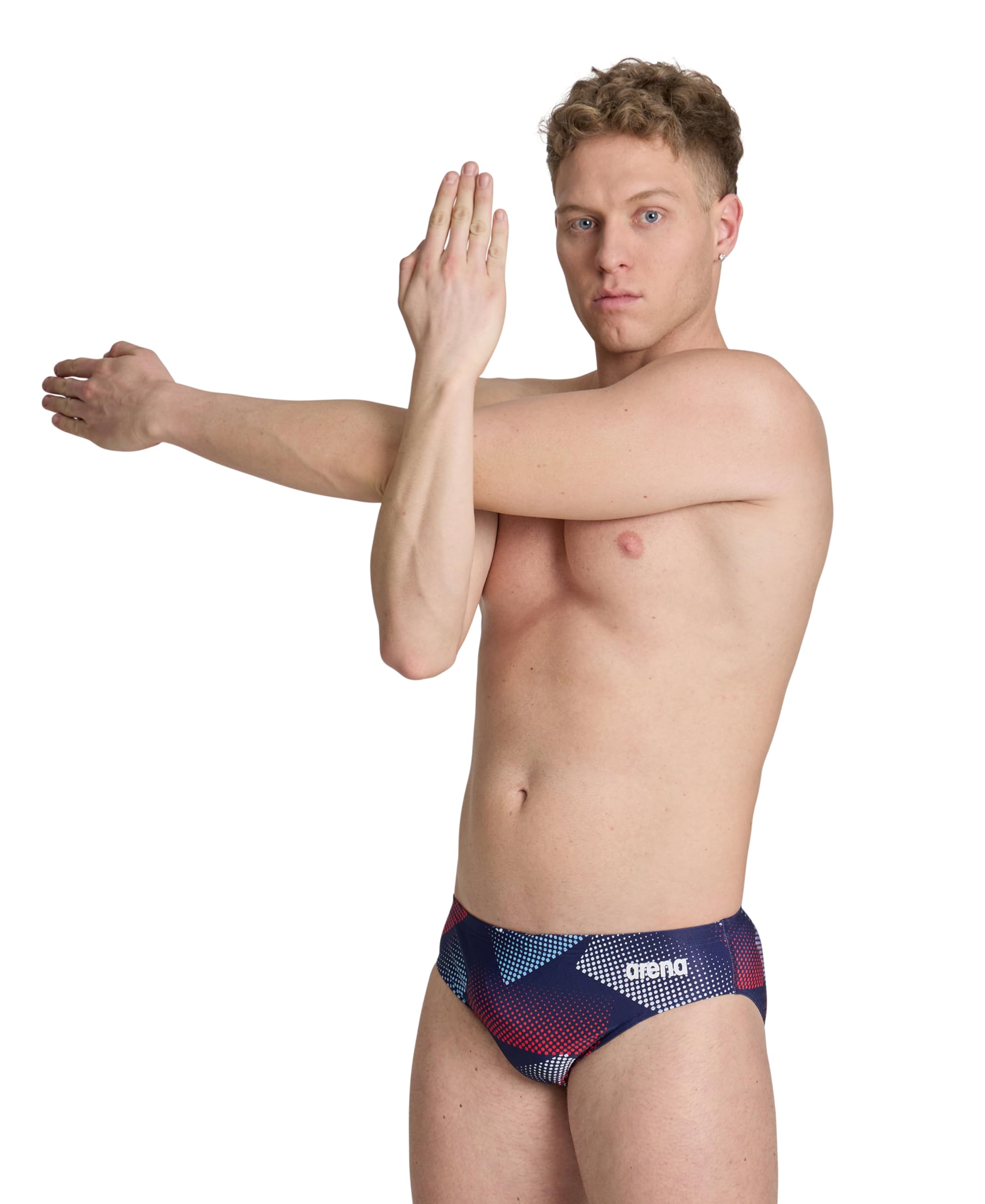 ARENA Men’s Swim Brief Halftone Team Print