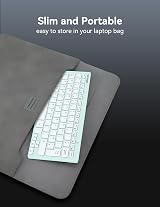 TECKNET 2.4G Wireless Keyboard UK Layout Compact Silent 12 Months Battery view 7