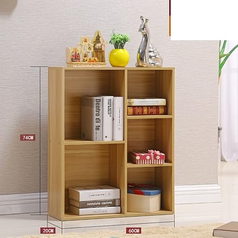 Amazon 本棚 浮動ウィンドウ ラック シンプル モダンな学生食器棚デスクトップ床創造的な子供の本棚 E 60xx74cm 24x8x29 本棚 オンライン通販