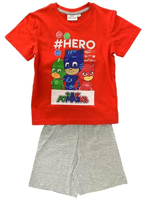 Boys Character Short Pyjamas 2PC Night WEAR PJ Sets Official 3-12Y