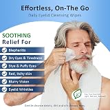 ProCIV 60Pcs Tea Tree Eyelid Wipes for Blepharitis Eyelid Cleaning view 3